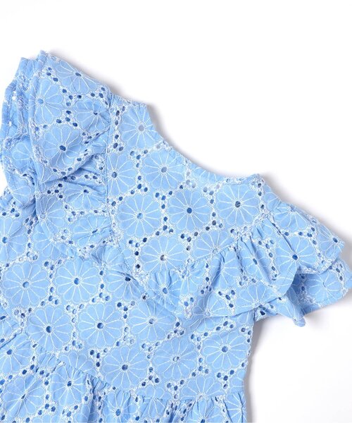 apres les cours（アプレレクール）の「【リンク】ラッフルフリルセットアップ（セットアップ・キッズ・ブルー/ピンク・130/120/110/100/90）」の5枚目の写真