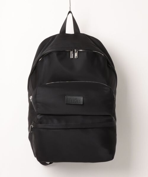 MM6 Maison Margiela(エムエムシックス メゾン マルジェラ)の「MM6 THREE POCKET BACKPACK(バックパック/リュック・メンズ・ブラック・FREE)」の6枚目の写真