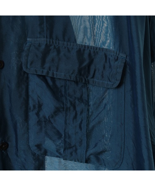 CURRENTAGE（カレンテージ）の「【CURRENTAGE/カレンテージ】Silk capra shirt（シャツ/ブラウス・レディース・ピンク・FREE）」の3枚目の写真