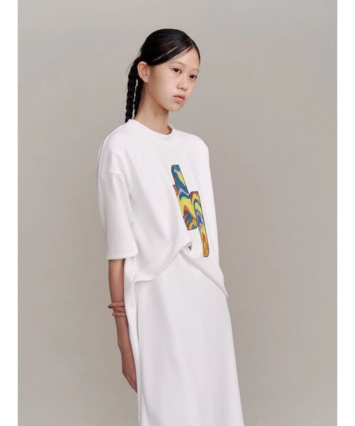 UN3D.（アンスリード）の「STRATUM ART PRINT OP / ストレイタムアートプリントワンピース（ワンピース・レディース・ブラック/ホワイト・38/36）」の12枚目の写真