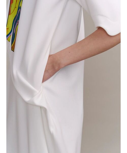 UN3D.（アンスリード）の「STRATUM ART PRINT OP / ストレイタムアートプリントワンピース（ワンピース・レディース・ブラック/ホワイト・38/36）」の13枚目の写真