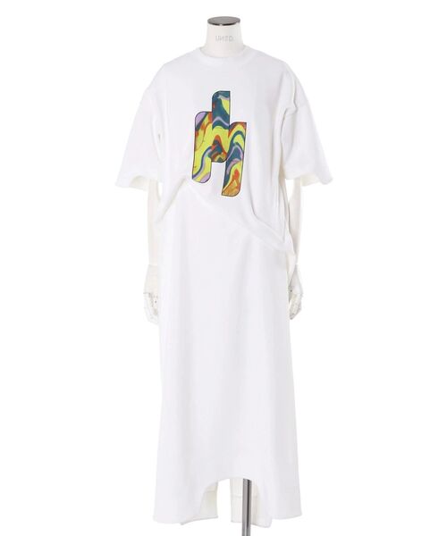 UN3D.（アンスリード）の「STRATUM ART PRINT OP / ストレイタムアートプリントワンピース（ワンピース・レディース・ブラック/ホワイト・38/36）」の14枚目の写真
