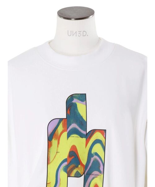 UN3D.（アンスリード）の「STRATUM ART PRINT OP / ストレイタムアートプリントワンピース（ワンピース・レディース・ブラック/ホワイト・38/36）」の17枚目の写真