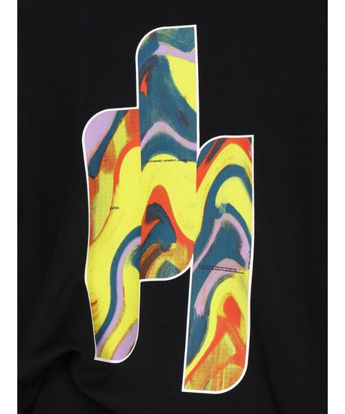 UN3D.（アンスリード）の「STRATUM ART PRINT OP / ストレイタムアートプリントワンピース（ワンピース・レディース・ブラック/ホワイト・38/36）」の21枚目の写真