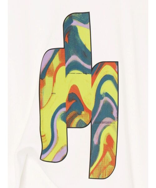 UN3D.（アンスリード）の「STRATUM ART PRINT OP / ストレイタムアートプリントワンピース（ワンピース・レディース・ブラック/ホワイト・38/36）」の22枚目の写真