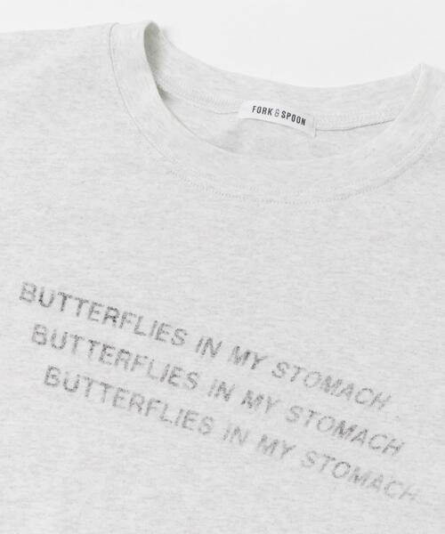 FORK&SPOON（フォークアンドスプーン）の「FORK&SPOON　ピグメントプリントロングスリーブTシャツ（Tシャツ/カットソー・レディース・オフホワイト/グレー系その他・1）」の20枚目の写真