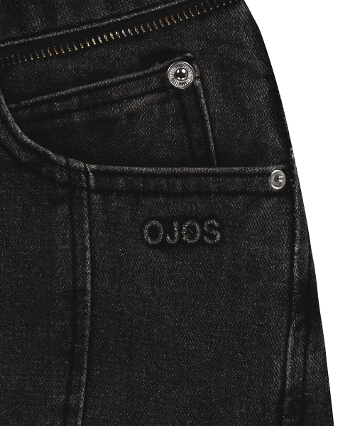 OJOS(オホス)の「Button Denim Mini Skirt / Charcoal(スカート・レディース・その他・1/2/3)」の4枚目の写真