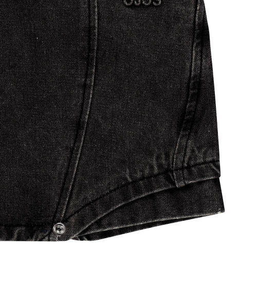 OJOS(オホス)の「Button Denim Mini Skirt / Charcoal(スカート・レディース・その他・1/2/3)」の5枚目の写真