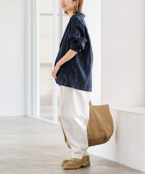 FRAMeWORK(フレームワーク)の「SEUVAS/ソウバス 別注NOT PAPER バッグ L(トートバッグ・レディース・ベージュ・FREE)」の5枚目の写真