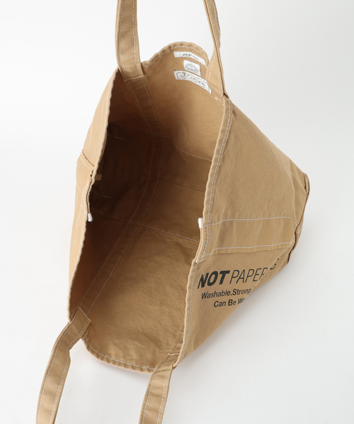 FRAMeWORK(フレームワーク)の「SEUVAS/ソウバス 別注NOT PAPER バッグ L(トートバッグ・レディース・ベージュ・FREE)」の18枚目の写真