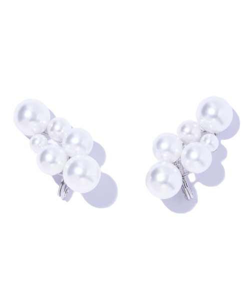 IRIS47(イリスフォーセブン)の「【IRIS 47】bollicine earring/ボッリチーネ イヤリング(イヤリング・レディース・ホワイト・FREE)」の2枚目の写真