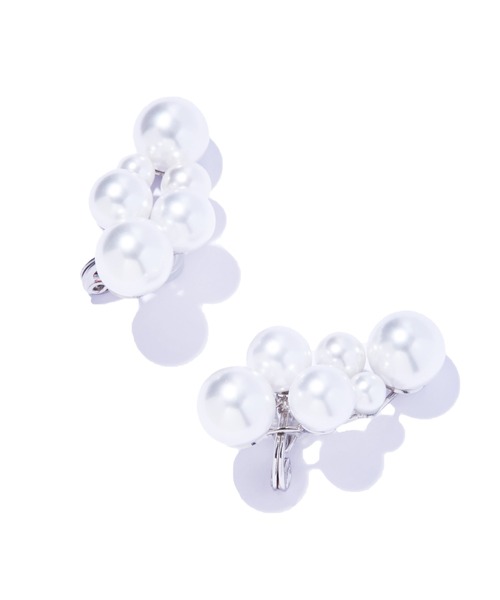 IRIS47(イリスフォーセブン)の「【IRIS 47】bollicine earring/ボッリチーネ イヤリング(イヤリング・レディース・ホワイト・FREE)」の3枚目の写真