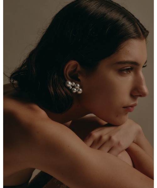 IRIS47(イリスフォーセブン)の「【IRIS 47】bollicine earring/ボッリチーネ イヤリング(イヤリング・レディース・ホワイト・FREE)」の6枚目の写真