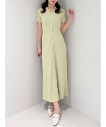 MERCURYDUO | ワイドリブスキッパーニットワンピース(ワンピース)