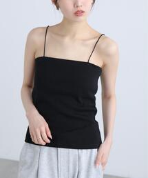 ◆ [接触冷感][UV加工]カップ付きベアキャミソール