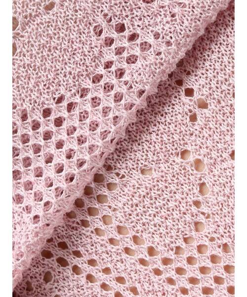 Ungrid（アングリッド）の「バックレースアップ透かし編みニット（ニット/セーター・レディース・ピンク/アイボリー/ブルー・FREE）」の10枚目の写真