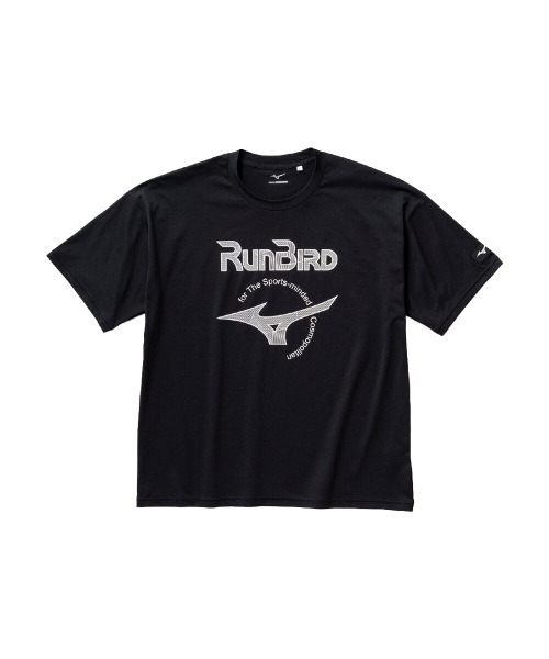 MIZUNO(ミズノ )の「MIZUNO LOOSE-FIT T-SHIRT(ミズノ ルーズフィットTシャツ)(Tシャツ/カットソー・メンズ・ブラック/チャコールグレー/ホワイト系・LARGE/MEDIUM/X-LARGE)」の1枚目の写真