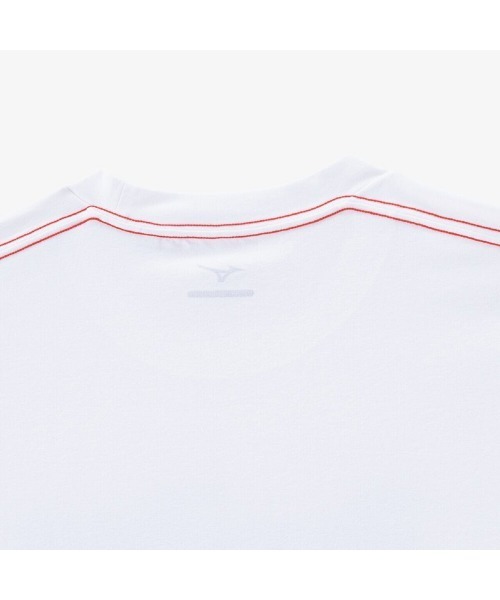 MIZUNO(ミズノ )の「MIZUNO LOOSE-FIT T-SHIRT(ミズノ ルーズフィットTシャツ)(Tシャツ/カットソー・メンズ・ブラック/チャコールグレー/ホワイト系・LARGE/MEDIUM/X-LARGE)」の5枚目の写真