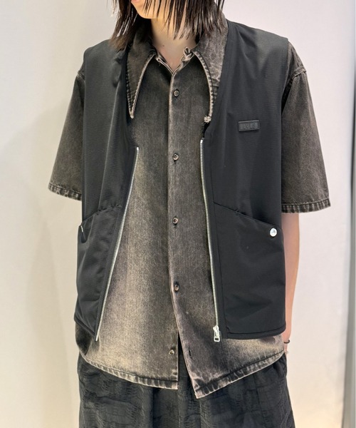 LOVELESS(ラブレス)の「LVLSアウトフィッターベスト(ベスト・メンズ・ブラック/グレー系その他・L/M)」の4枚目の写真