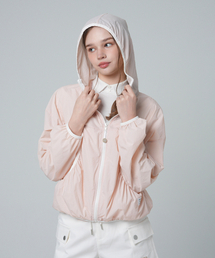 MONBIRDIE GOLF（モンバーディーゴルフ）の「UV遮断ウインドブレーカー ピンク（その他アウター）」