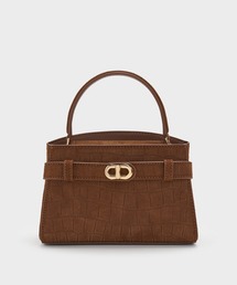 CHARLES & KEITH｜チャールズ & キースのハンドバッグ（ブラウン/茶色