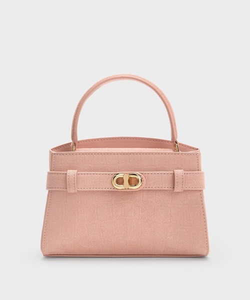 CHARLES & KEITH Aubrielleオブリエルトップハンドルバッグ Aubrielle オブリエル トップハンドルバッグ（ハンドバッグ）｜CHARLES