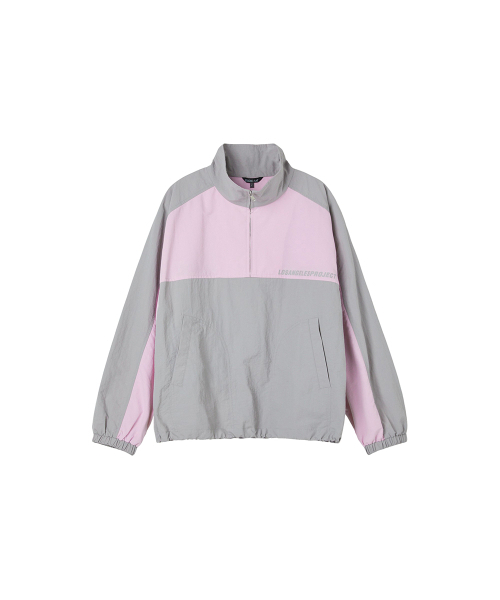 LAP（ラップ）の「配色アノラックスウェット AS1CT260（スウェット・レディース・チャコールグレー/ダークネイビー・FREE）」の4枚目の写真