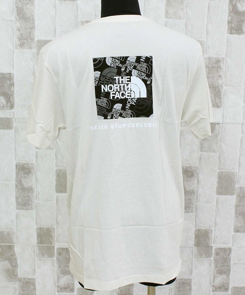 THE NORTH FACE（ザノースフェイス）の「エボリューションボックス バックプリント 半袖 Tシャツ M EVOLUTION BOX TOSS FILL SHORT SLEEVE TEE- GRAPHIC（Tシャツ/カットソー・メンズ・ブラック/ホワイト系・M/XL/L）」の8枚目の写真