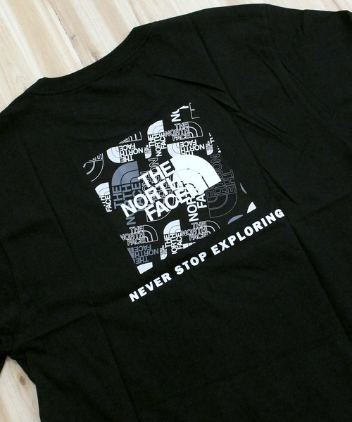 THE NORTH FACE（ザノースフェイス）の「エボリューションボックス バックプリント 半袖 Tシャツ M EVOLUTION BOX TOSS FILL SHORT SLEEVE TEE- GRAPHIC（Tシャツ/カットソー・メンズ・ブラック/ホワイト系・M/XL/L）」の12枚目の写真