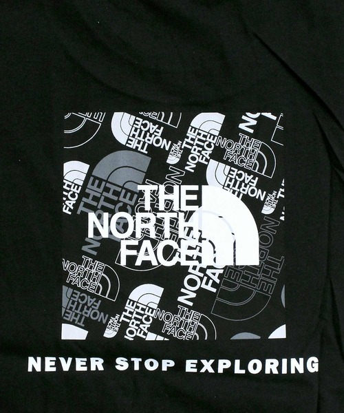 THE NORTH FACE（ザノースフェイス）の「エボリューションボックス バックプリント 半袖 Tシャツ M EVOLUTION BOX TOSS FILL SHORT SLEEVE TEE- GRAPHIC（Tシャツ/カットソー・メンズ・ブラック/ホワイト系・M/XL/L）」の18枚目の写真