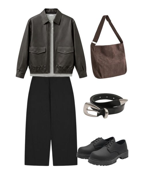 JUAN HOMME(ジュアンオム)の「ヘンリーネックロングスリーブTシャツ(メランジグレー)(Tシャツ/カットソー・メンズ・グレー・SMALL/MEDIUM/LARGE)」の2枚目の写真