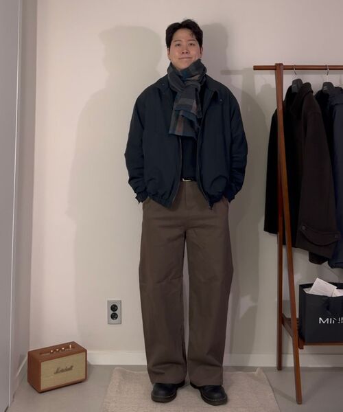 JUAN HOMME(ジュアンオム)の「ヘンリーネックロングスリーブTシャツ(メランジグレー)(Tシャツ/カットソー・メンズ・グレー・SMALL/MEDIUM/LARGE)」の6枚目の写真