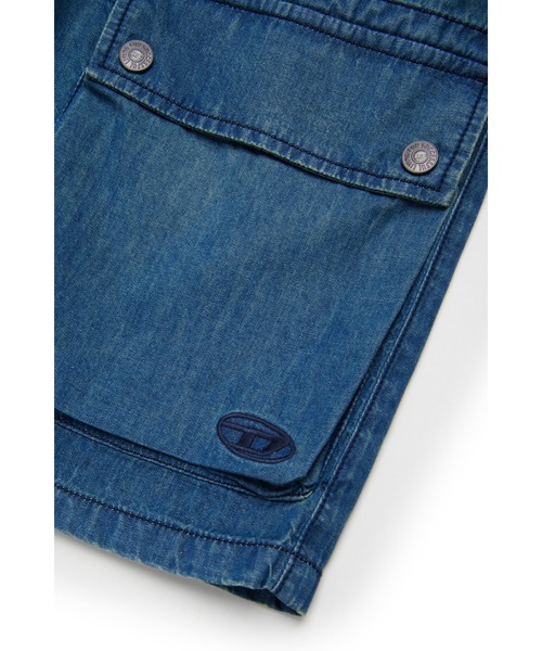 DIESEL（ディーゼル）の「キッズ デニムショートパンツ PELTY（デニムパンツ・キッズ・インディゴブルー・8Y/12Y/10Y/14Y/6Y）」の4枚目の写真