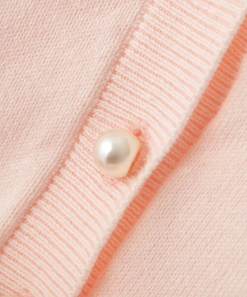 Maison de FLEUR（メゾンドフルール）の「リボンカーディガン（カーディガン/ボレロ・レディース・ブラック/ピンク・FREE）」の13枚目の写真