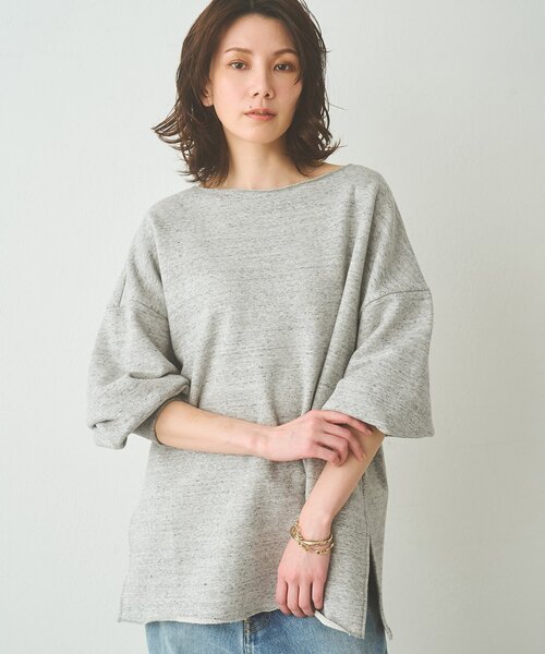 Whim Gazette（ウィムガゼット）の「【WEB＆一部店舗限定カラー】リラックススウェットプルオーバー（スウェット・レディース・グレイッシュベージュ/チャコールグレー/ライトグレー・FREE）」の17枚目の写真