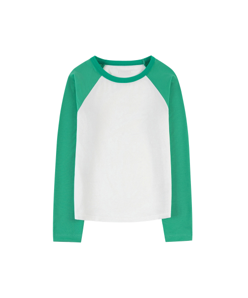 VANONE ATELIER(バノンアトリエ)の「A3570 フロウラインラグランTシャツ_Green(Tシャツ/カットソー・レディース・グリーン・FREE)」の2枚目の写真