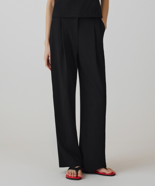 SIYAZU（シヤジュ）の「SIPT7193 タイムレスフォーマルスラックス_ブラック（スラックス・レディース・ブラック・SMALL/MEDIUM/LARGE）」の3枚目の写真
