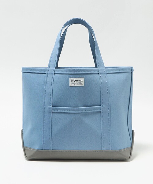 ORCIVAL(オーシバル)の「【WEB限定】<ORCIVAL> TOTE M(トートバッグ・レディース・ライトブルー/ライトグレー・FREE)」の1枚目の写真