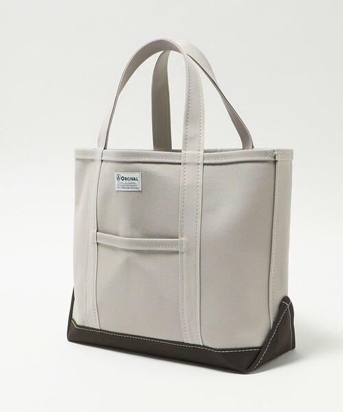 ORCIVAL(オーシバル)の「【WEB限定】<ORCIVAL> TOTE M(トートバッグ・レディース・ライトブルー/ライトグレー・FREE)」の7枚目の写真