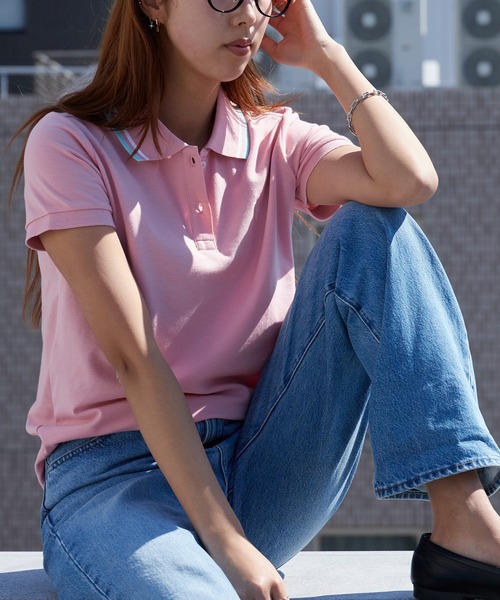 U.S. POLO ASSN.(ユーエスポロアッスン)の「U.S. POLO ASSN./ユーエスポロアッスン ラインデザイン ロゴ刺繍 ポロシャツ 秋 秋服 2026年秋冬(ポロシャツ・レディース・オフホワイト/ブラック/ネイビー/イエロー/ピンク・M/L)」の5枚目の写真