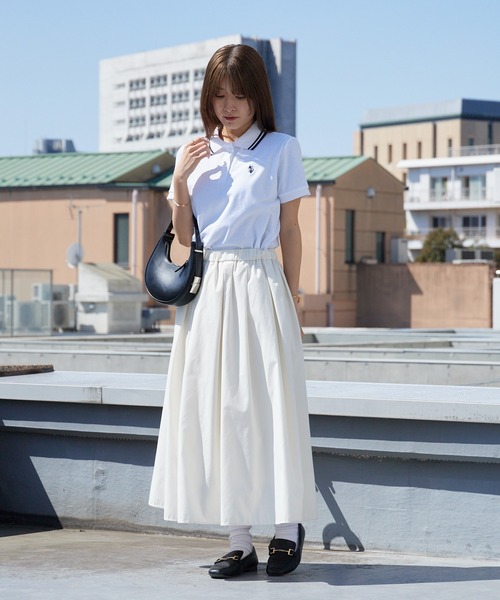 U.S. POLO ASSN.(ユーエスポロアッスン)の「U.S. POLO ASSN./ユーエスポロアッスン ラインデザイン ロゴ刺繍 ポロシャツ 秋 秋服 2026年秋冬(ポロシャツ・レディース・オフホワイト/ブラック/ネイビー/イエロー/ピンク・M/L)」の15枚目の写真