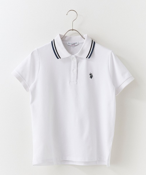 U.S. POLO ASSN.(ユーエスポロアッスン)の「U.S. POLO ASSN./ユーエスポロアッスン ラインデザイン ロゴ刺繍 ポロシャツ 秋 秋服 2026年秋冬(ポロシャツ・レディース・オフホワイト/ブラック/ネイビー/イエロー/ピンク・M/L)」の11枚目の写真