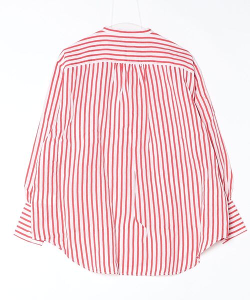 POLO RALPH LAUREN（ポロ ラルフ ローレン）の「ストライプド リネンコットン シャツ（シャツ/ブラウス・レディース・ホワイト・4/6/8/00/2/0）」の3枚目の写真