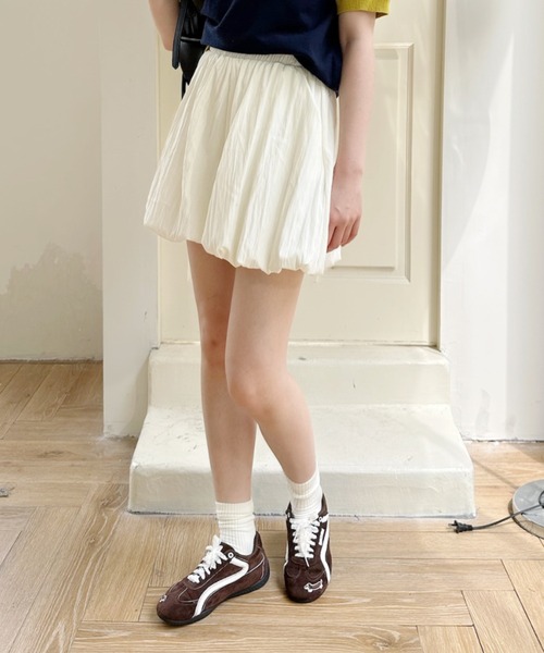 Ada.(エイダ)の「ギャザー ボリューム シンプル バルーン ショート パンツ(その他パンツ・レディース・ブラック/ベージュ/ホワイト・FREE)」の16枚目の写真