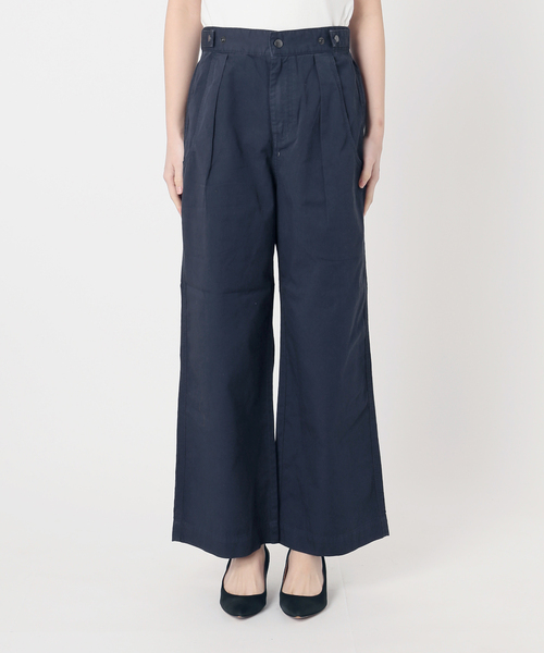 Spick & Span(スピックアンドスパン)の「ライトコットンストレートパンツ(その他パンツ・レディース・ベージュ/イエロー/ネイビー・40/38/36)」の21枚目の写真