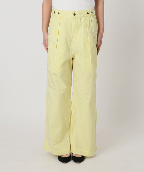 Spick & Span(スピックアンドスパン)の「ライトコットンストレートパンツ(その他パンツ・レディース・ベージュ/イエロー/ネイビー・40/38/36)」の19枚目の写真