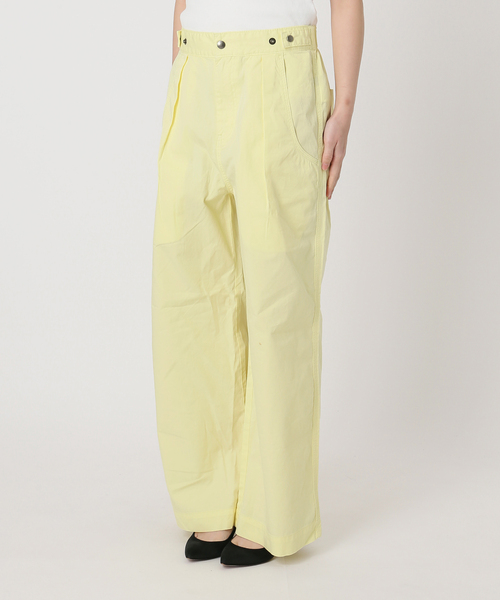 Spick & Span(スピックアンドスパン)の「ライトコットンストレートパンツ(その他パンツ・レディース・ベージュ/イエロー/ネイビー・40/38/36)」の16枚目の写真