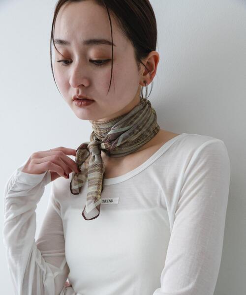 SENSE OF PLACE by URBAN RESEARCH(センスオブプレイスバイアーバンリサーチ)の「シアースカーフ(バンダナ/スカーフ・レディース・その他3/その他1/その他2・ONE)」の4枚目の写真