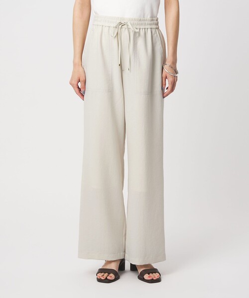 green label relaxing（グリーンレーベルリラクシング）の「［size SHORT/TALLあり］ドライクロスパンツ オフホワイト（その他パンツ・レディース・オフホワイト・SHORT/TALL/40/38/36/34）」の14枚目の写真
