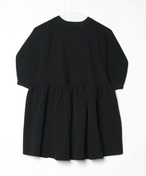 CLANE（クラネ）の「PEPLUM HALF SLEEVE KNIT TOPS 10106-2133（ニット/セーター・メンズ・ブラック/オフホワイト/グリーン・FREE）」の4枚目の写真